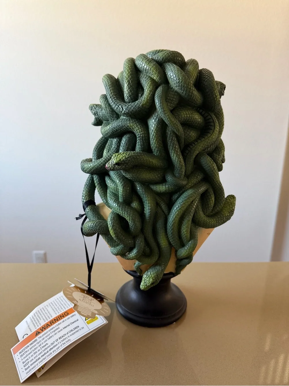 One Medusa Bust Decorative Head